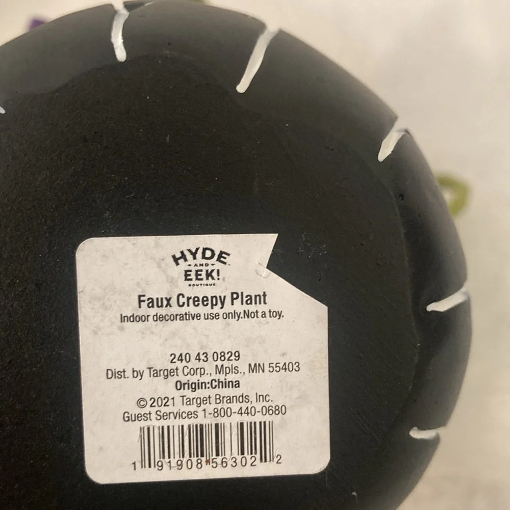 Target Hyde and Eek 2021 Halloween Mini Faux Plant